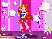 Mic King Dressup free online game - Style the singer for her stage performance.