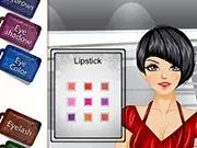 The game screen of Architecture-Inspired Fashion showing a model wearing a geometrically shaped outfit that resembles a modern building structure, with a menu of abstract and structural clothing items.