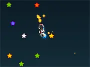 Spaceman's Flight free online infinite runner game where a spaceman collects stars in space on PlayArcadeHub