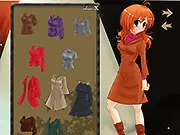 Fall/Winter Collection dress up game screenshot, models in stylish coats and boots for a fashion show, playing free online
