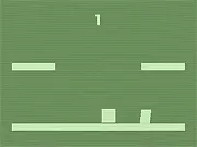 Play Square Madness Avoidy free online skill game - a small square character jumping over sharp obstacles on a platform