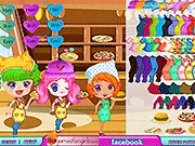 Cooking Cuties Dressup free online game, dress up chef characters, play online fashion games, cute cooking cuties outfits