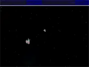 The Queen Ship surrounded by multiple automated turret drones fighting an enemy wave in the Swarm Space Combat online shooter game