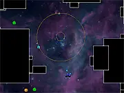 Play NOVASTRIKE free online arcade space shooter game on PlayArcadeHub, showing a retro spaceship firing at alien enemies.