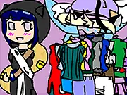 Hinata Hyuga Dress Up game screenshot, helping the Naruto character choose a sporty or cute dress outfit, play free online