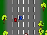 Highway Speeding free online game screenshot, extreme high-speed racing game, traffic dodging arcade racer