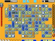 Free Chainz online puzzle game screenshot, matching colored chain links, play Chainz game on PlayArcadeHub