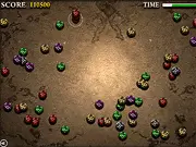 Gameplay screenshot of Magnet Tower 3, showing a colorful magnetic tower collecting magnets and avoiding an explosion in the free puzzle game