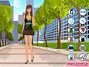 Play Chic Summer Dressup free online game featuring a stylish girl trying on trendy summer clothes and fashion accessories.