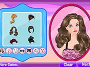 Summer Fashion Makeup online dress-up game screenshot, applying makeup and choosing a summer outfit, play free girl game