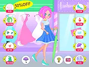 Umbrella Girl online free dress-up game with raincoats and custom umbrellas