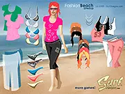 Fashion Beach Dressup online game – style trendy swimsuits and summer accessories