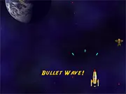 Johnny Space Commander game screenshot, retro space shooter battle with aliens, free online arcade game