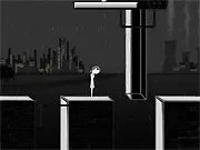 Lucidity free online game screenshot showing an abstract, calming dreamscape with flowing colors and ethereal shapes