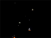 Space Rain free online arcade shooter game navigating through asteroids on PlayArcadeHub