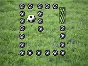 Soccer Hero free online game avoiding tires with a soccer ball
