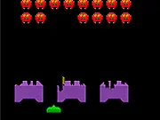 Play Invaders free classic space shooter game online to defend Earth from aliens