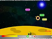 Space Bricks Flash free online game, upgrade ship to destroy colored blocks, play Space Bricks action game, arcade matching game