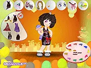 Sweet Musical Girl Dressup free game, style a musical star online, choosing concert outfits, play free fashion game