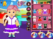 Lovely Baby Fashion Dressup online game screenshot, adorable baby wearing a cute outfit, play free baby fashion game