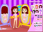 Becky in the Mirror free online makeover game for girls, featuring fashion, makeup, and hair styling on PlayArcadeHub