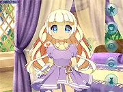 Play Miruukii-hime Royal Dress Up free online, screenshot of a princess being styled