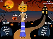 Play Pumpkin Girl Dress Up free online, Halloween costume game, spooky fashion game, holiday dress-up game
