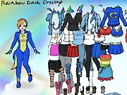 Play Rainbow Dash Dressup free online game, customizing the My Little Pony character with cool clothes and accessories