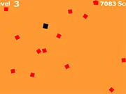Play Ultra Avoiding free online, screenshot of a character narrowly dodging hundreds of projectiles