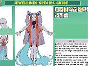 Gameplay screen of Jewellines Match-3 puzzle game showing a grid filled with colorful, sparkling gems ready to be matched.