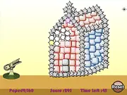 Pop-Em-Up 2 free online game screenshot - shooting cannon at balloons and objects, play on PlayArcadeHub
