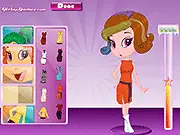 Sixties Girl Hairstyles game screenshot, free online 1960s retro dress up, vintage fashion makeover