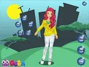 Play Maria Winter Dress Up free online game, girl choosing warm winter clothes, cool fashion outfits, wardrobe selection
