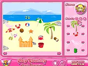 Play Rosy Creativity Beach Decoration free online, custom design and decorating game on PlayArcadeHub