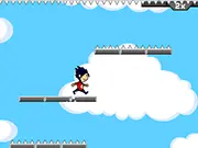 Treasure Per Steps free online game screenshot, character collecting gems, arcade adventure game movement