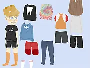 Ehrin's Preppy Dress Up game screenshot featuring a character wearing a tailored blazer and plaid skirt, playing free online dress up game