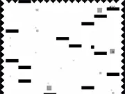 Play Fall 2 online free, Randomized platformer game screenshot with blocks and power-ups