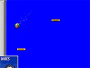 The Thundernut artifact dodging arrows and balancing on platforms in the free arcade game Thundernut online