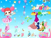 Doll Dressup 11 free online game, playing princess doll fashion game on PlayArcadeHub, pick clothes for cute princess