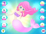 Play Sweet Mermaid free online dress up game, a beautiful mermaid with a stylish outfit and tail in the ocean