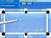 Ice Pool free online billiards game played on a frozen table on PlayArcadeHub