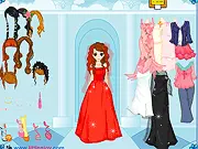 Dream Gala Dressup free online fashion game character wearing a stunning gown