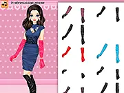 Stylish Gloves free dress up game featuring butterfly-embellished and pom-pom adorned hand accessories
