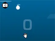 Detonate 2 free online puzzle game screenshot - multiple colored bombs exploding in a bright chain reaction across a dark game screen.