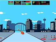 Choplifter Corporate Collapse free online game screenshot, helicopter rescue action game, saving employees