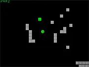 Screenshot of Tilt Maze 2 showing a red dot moving through a white grid maze