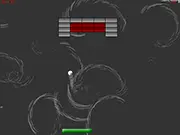 Brick! Classic Arcade game screenshot, paddle bouncing a ball to break colored bricks