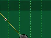 Screenshot from the Def Beat 2 free online rhythm game showing notes descending towards the scoring line over a musical background.