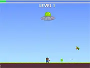 Attack of The Mutant Pet Shop free online shooter game screenshot, shooting mutant creatures, building ground defenses