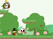 Friendly Fire Flash free online arcade shooter game weapon upgrades killing cute animals